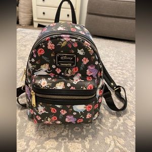 Alice in wonderland Disney loungefly mini backpack